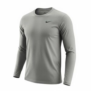 Nike Dri-Fit Gray Long Sleeve Tee Men’s M